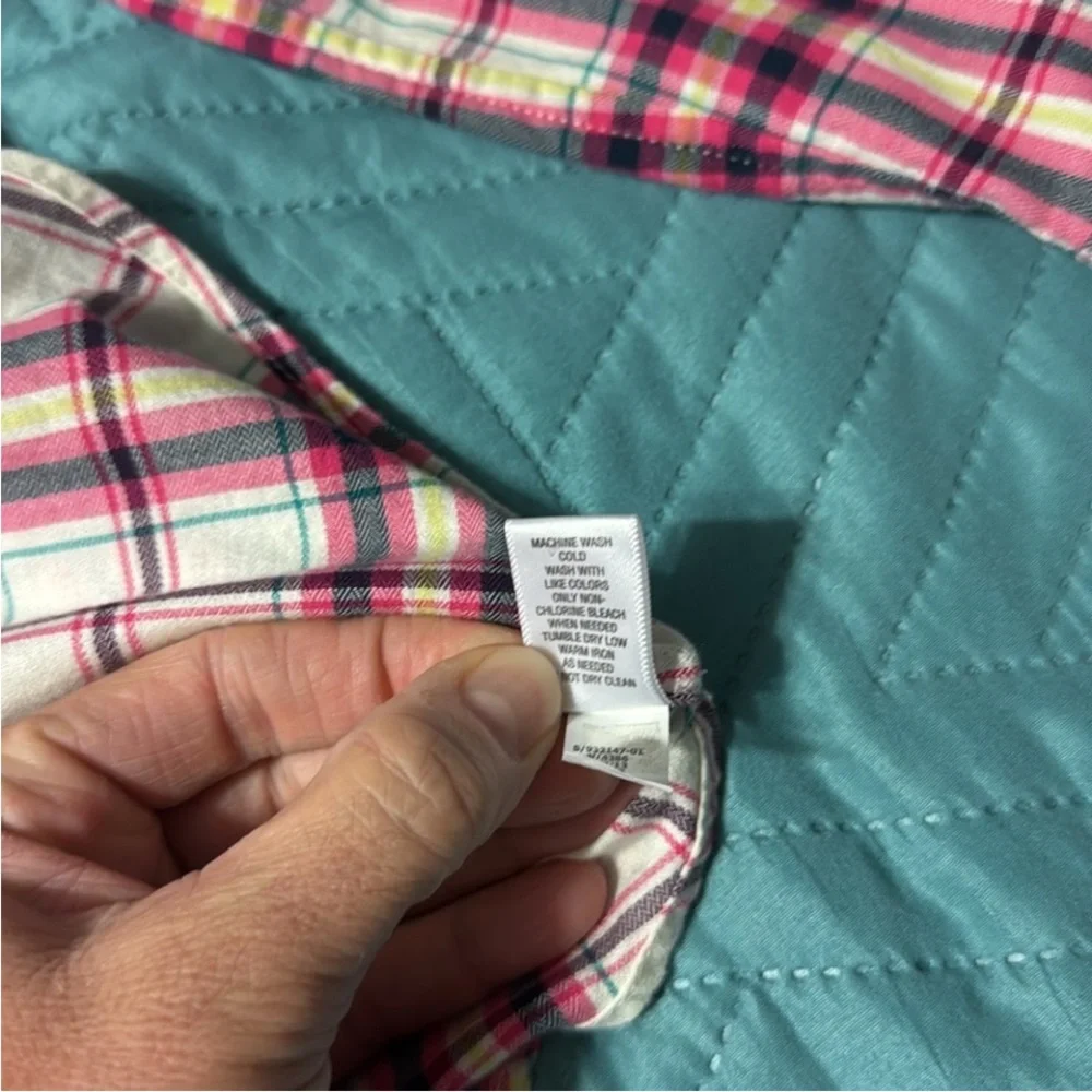 Banana Republic Soft Wash Plaid Button Down Shirt Size: L - Picture 6 of 7
